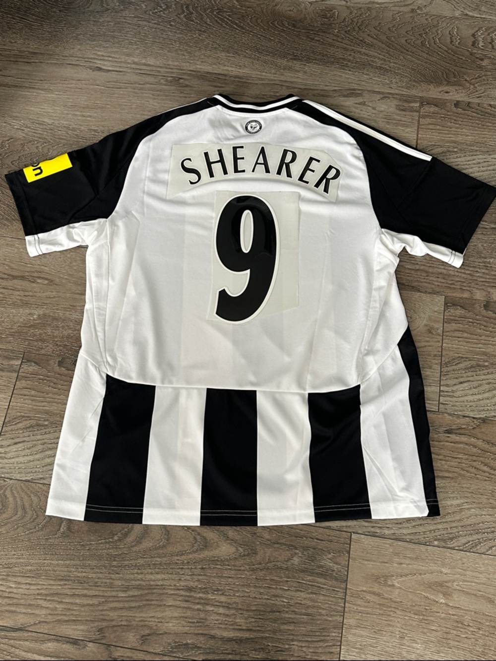 adidas Newcastle United Black & White Shearer #9 Jersey